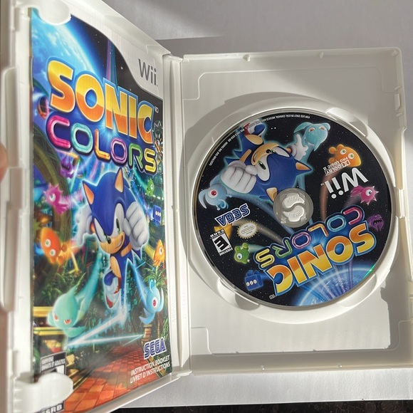 NINTENDO Wii - Sonic colors by sega game with instruction booklet - Picture 3 of 4